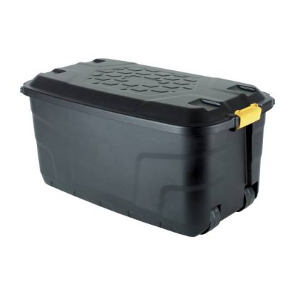 Aufbewahrungsbox Kunststoff 145 L schwarz