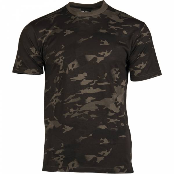 Mil-Tec T-Shirt Kids multitarn schwarz (Größe XL)