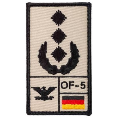 Café Viereck Rank Patch Oberst sand