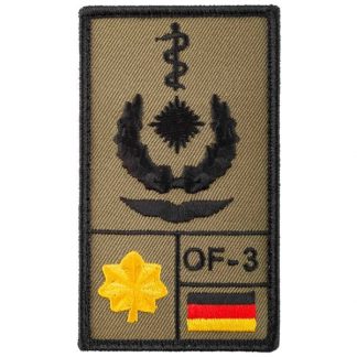 Café Viereck Rank Patch Oberstabsarzt Luftwaffe oliv