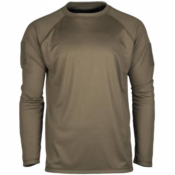 Mil-Tec Tactical Quick Dry Langarmshirt oliv (Größe XXL)