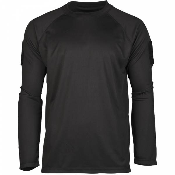 Mil-Tec Tactical Quick Dry Langarmshirt schwarz (Größe M)