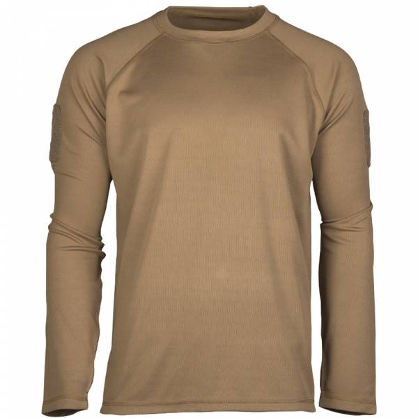 Mil-Tec Tactical Quick Dry Langarmshirt dark coyote (Größe 3XL)