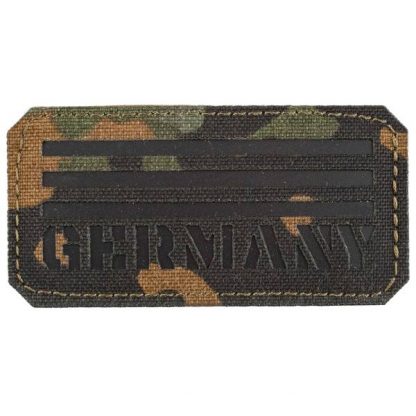 LaserPatch Laser Cut IR Patch Germany schwarz flecktarn