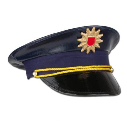 Kinder Polizeimütze blau