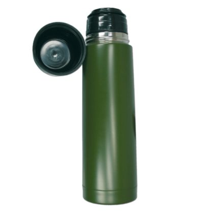 Vakuum Thermoflasche 1 L oliv