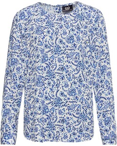 Langarm-Blusenshirt mit Blumenprint