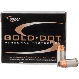 9 mm Kurz Speer Gold Dot HP 90 grs.