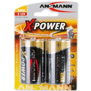 Batterie Alkaline X-Power Mono, 2er-Pack