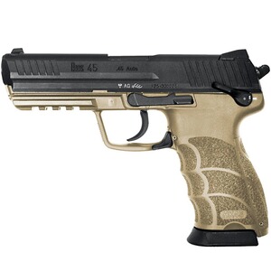 Pistole HK45 Full Size, sandfarben