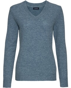 V-Pullover aus Lambswool