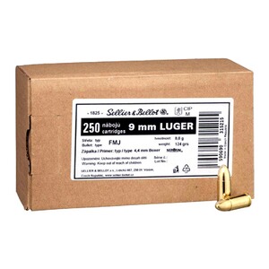 9 mm Luger Vollmantel 8,0g/124grs