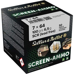 7x64 Screen-Ammo SCR Zink 6,5g/100grs