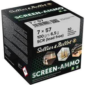 7x57 Screen-Ammo SCR Zink 6,5g/100grs
