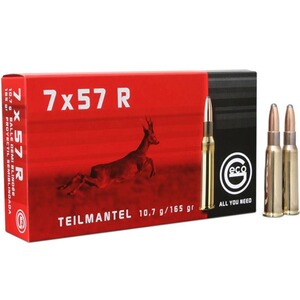 7x57 R, Teilmantel 10,7g/165grs.