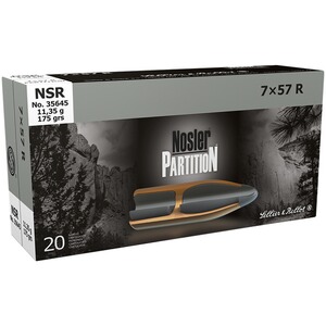 7x57 R Nosler Partition 11,4g/175grs