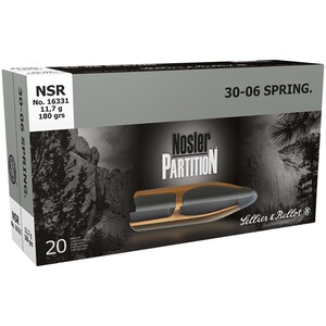 .30-06 Spr. Nosler Partition 180 grs.