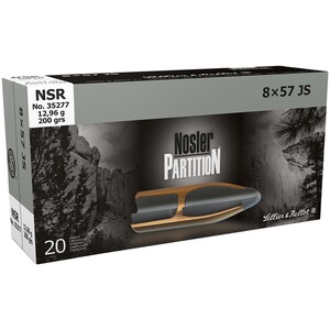 8x57 IS Nosler Partition 13g/200grs