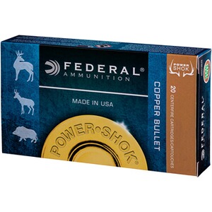 .300 Win. Mag. Federal Power Shok Copper HP 180 grs.