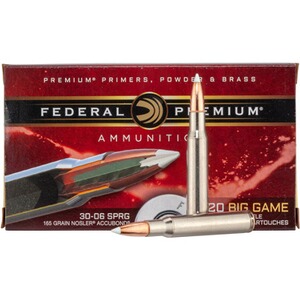 .30-06 Spr. Premium Nosler Accubond 165 grs.