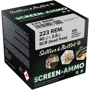 .223 Rem. Screen-Ammo SCR Zink 2,6g/40grs