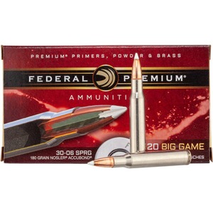 .30-06 Spr. Premium Nosler Accubond 180 grs.