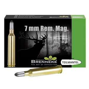 7mm Rem Mag. Basic Teilmantel 145 grs.