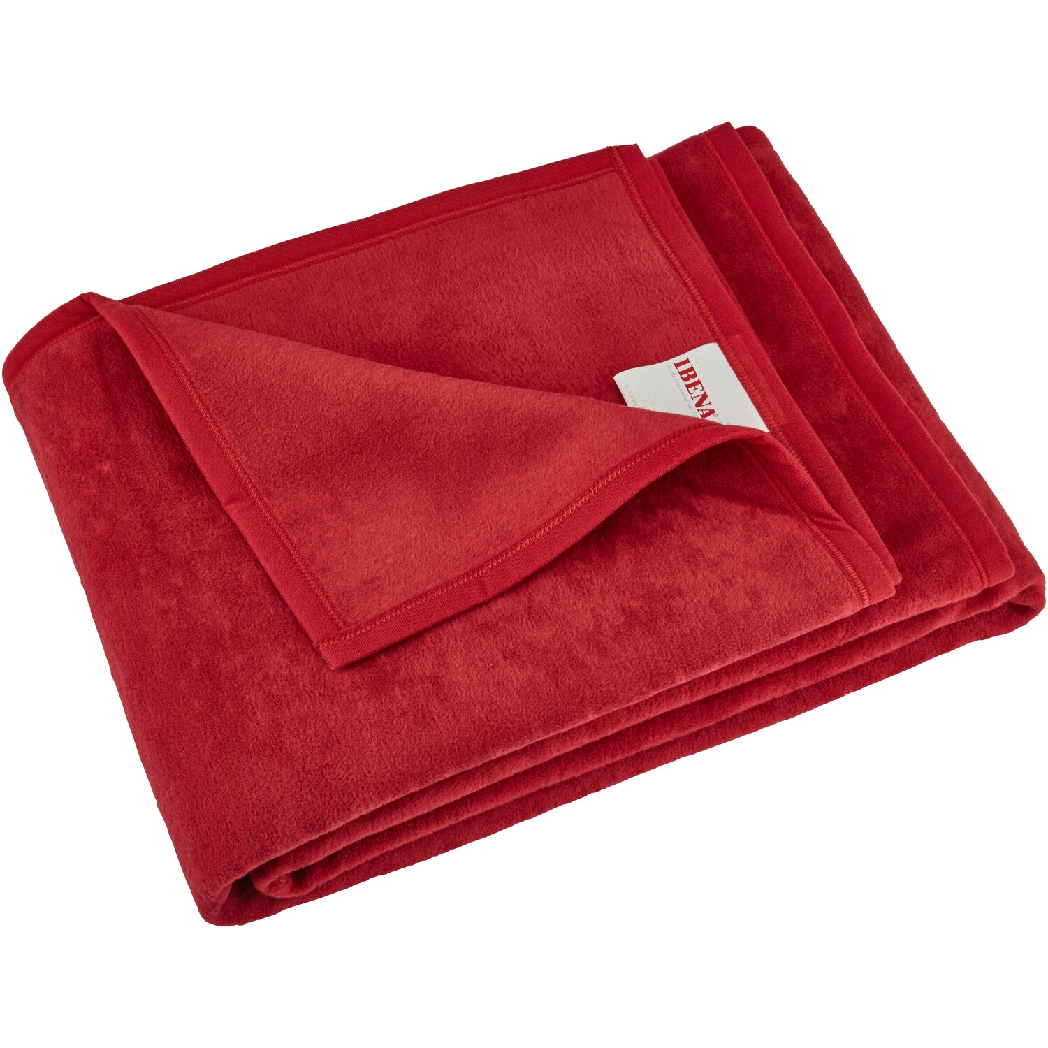 Heim Kuscheldecke Maße (LxB) 150x100 cm, Farbe Rot