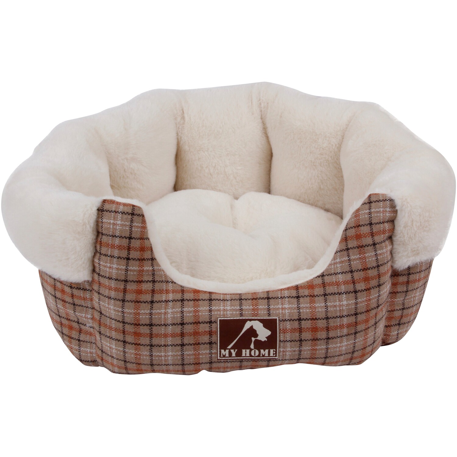 Heim Hundebett Classik Größe L – Maße (LxBxH) 72x62x22 cm, Gewicht 1300 g
