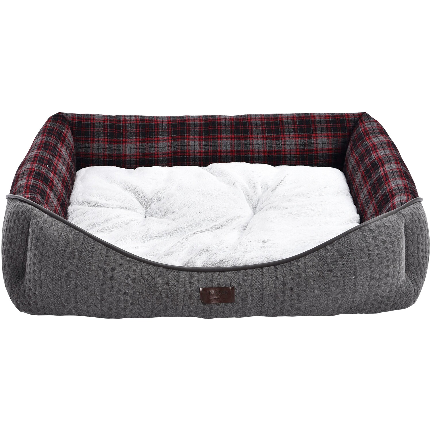 Heim Hundebett Country Größe S – Maße (LxBxH) 61x48x18 cm, Gewicht 1000 g