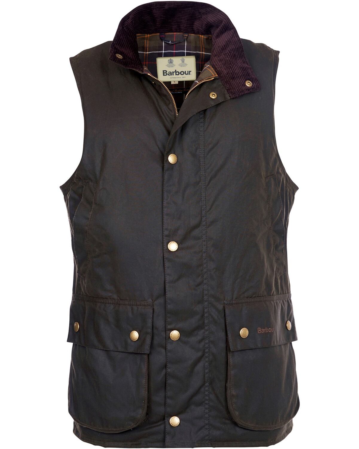 Barbour Wachsweste Westmorland Olive (Größe: 3XL)