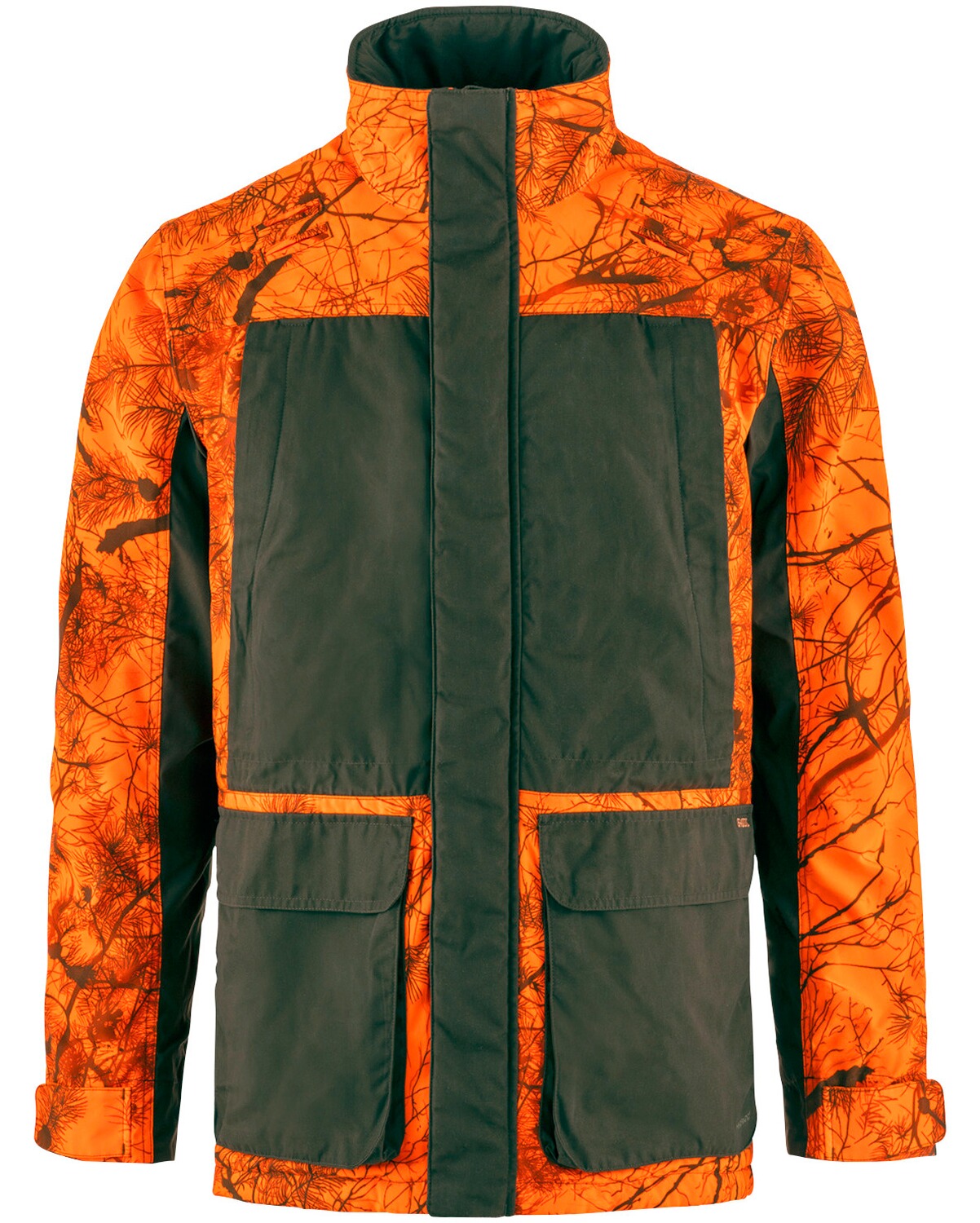 Fjällräven Jacke Brenner Pro Orange Camo/Deep Forest (Größe: 3XL)