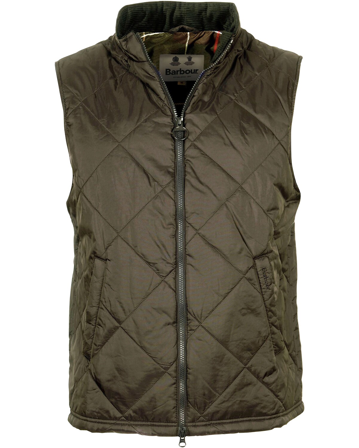 Barbour Steppweste Finn Olive (Größe: M)