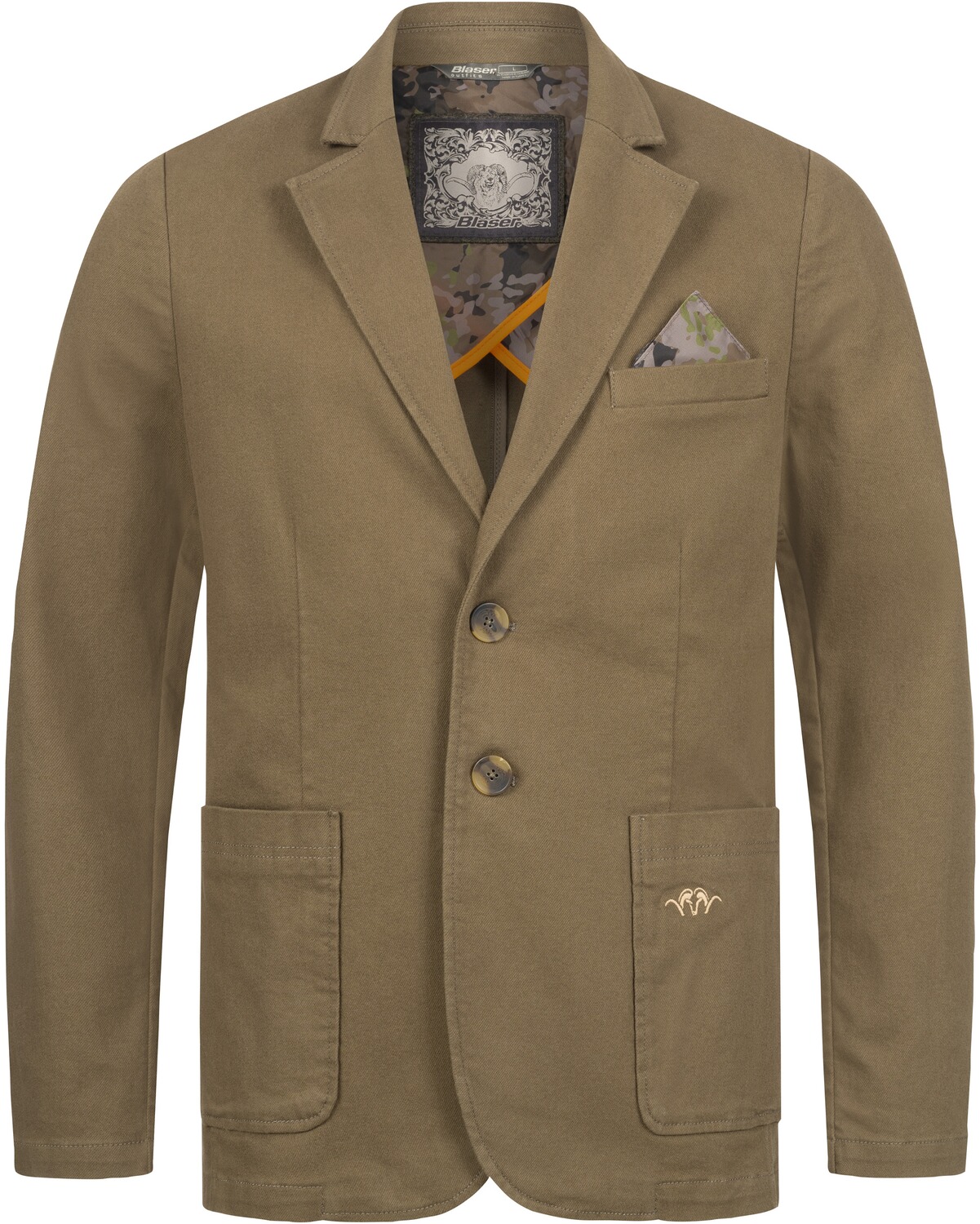 Blaser Outfits Jacke Bob Denim Stretch Dunkeloliv (Größe: S)