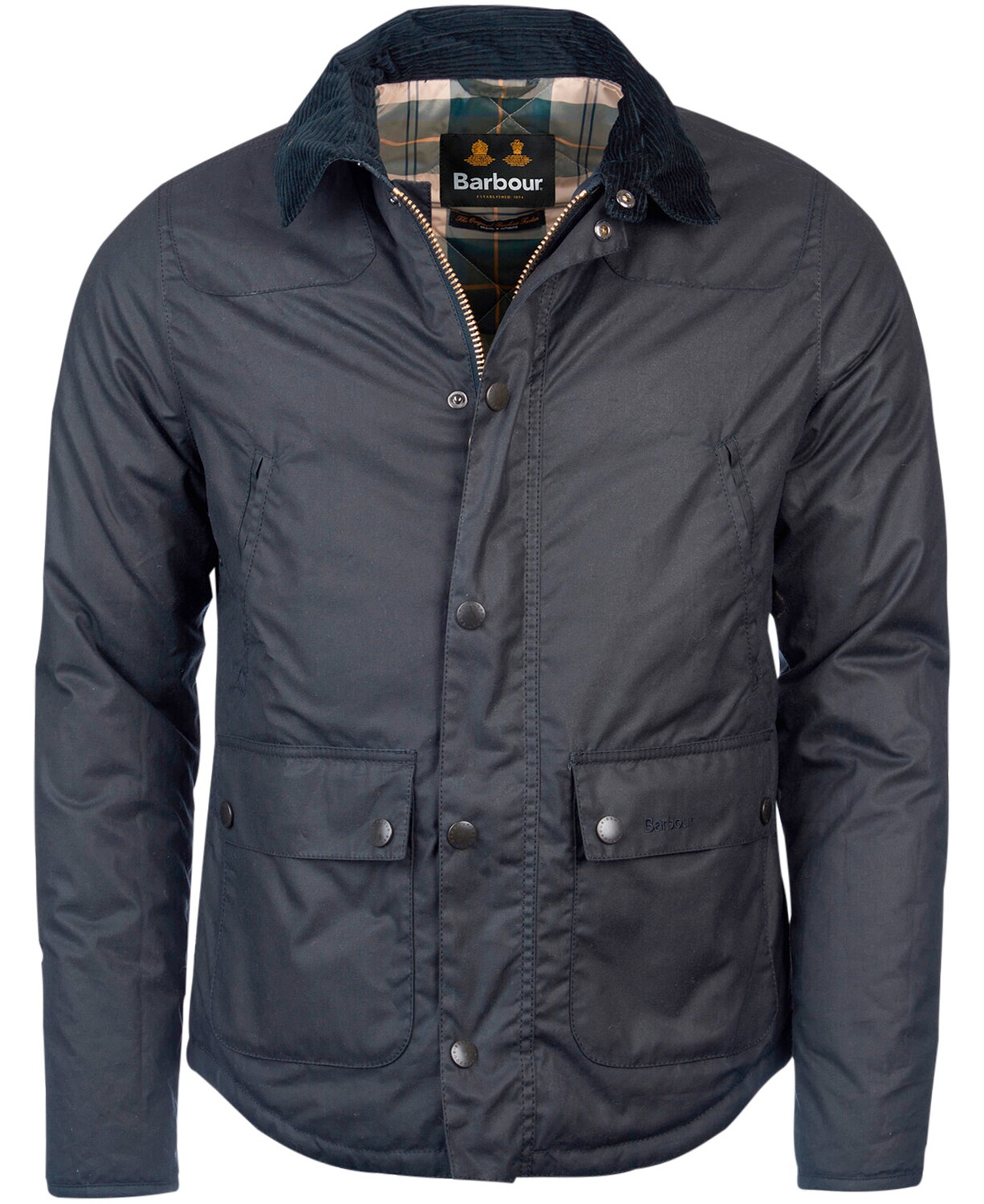 Barbour Wachsjacke Reelin navy (Größe: XL)