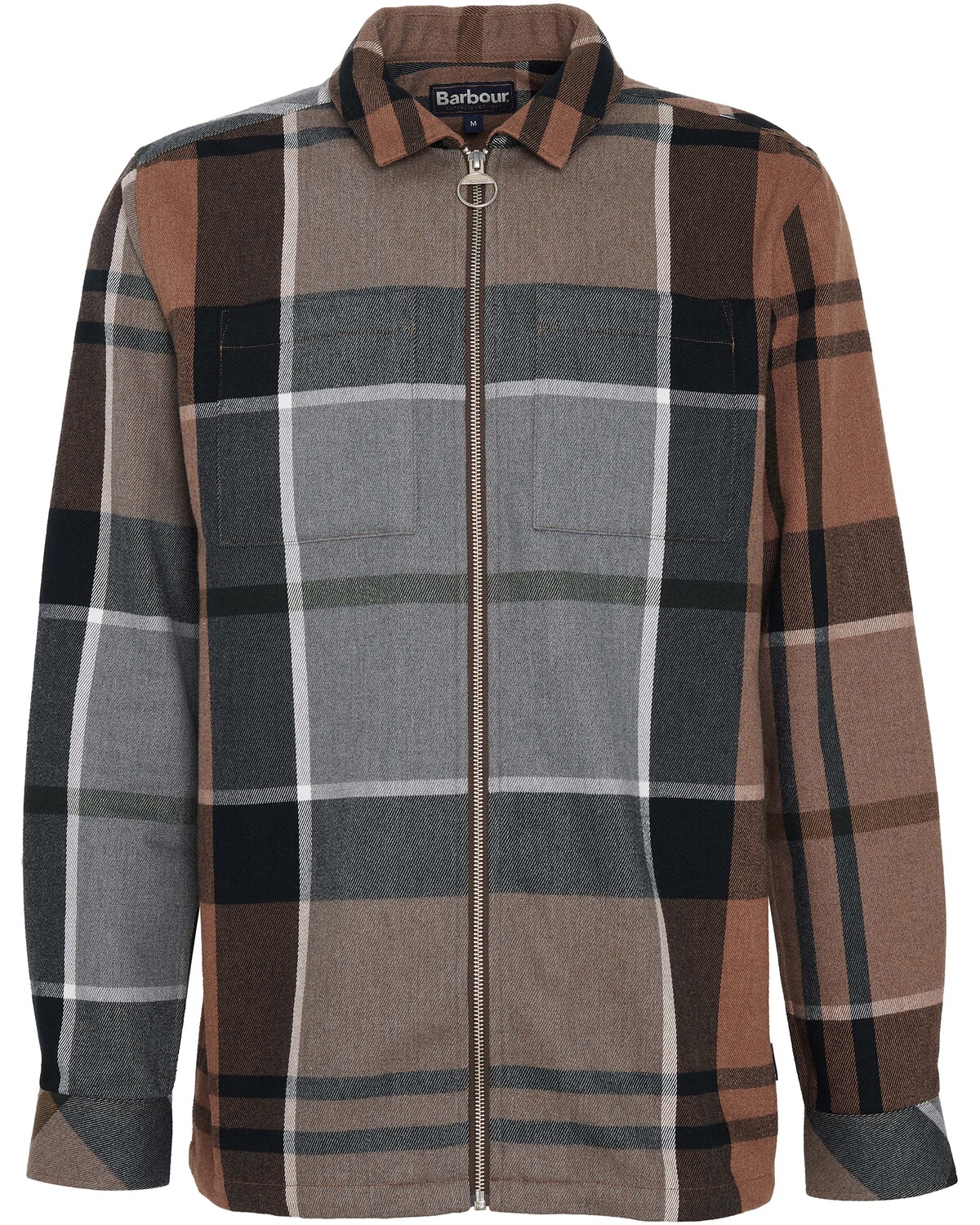 Barbour Zip-Overshirt Lannich Cedarwood (Größe: 3XL)