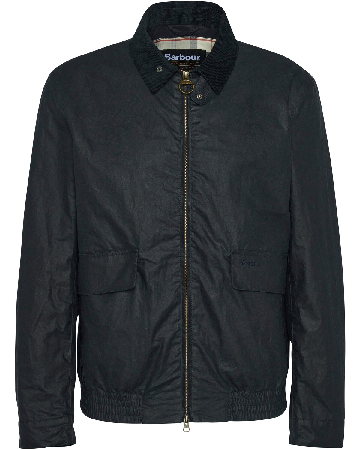 Barbour Wachsjacke Newbury Royal Navy/Heritage Check (Größe: L)