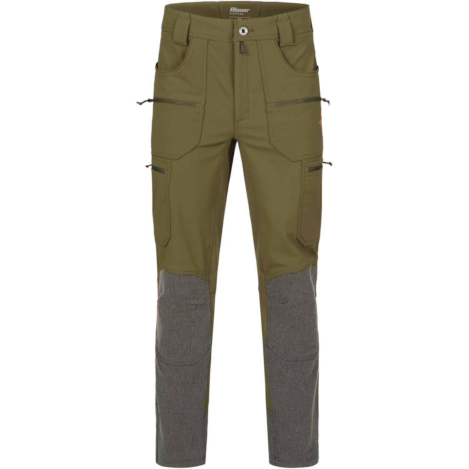 Blaser Outfits Softshellhose Tackle Dunkeloliv (Größe: 48)