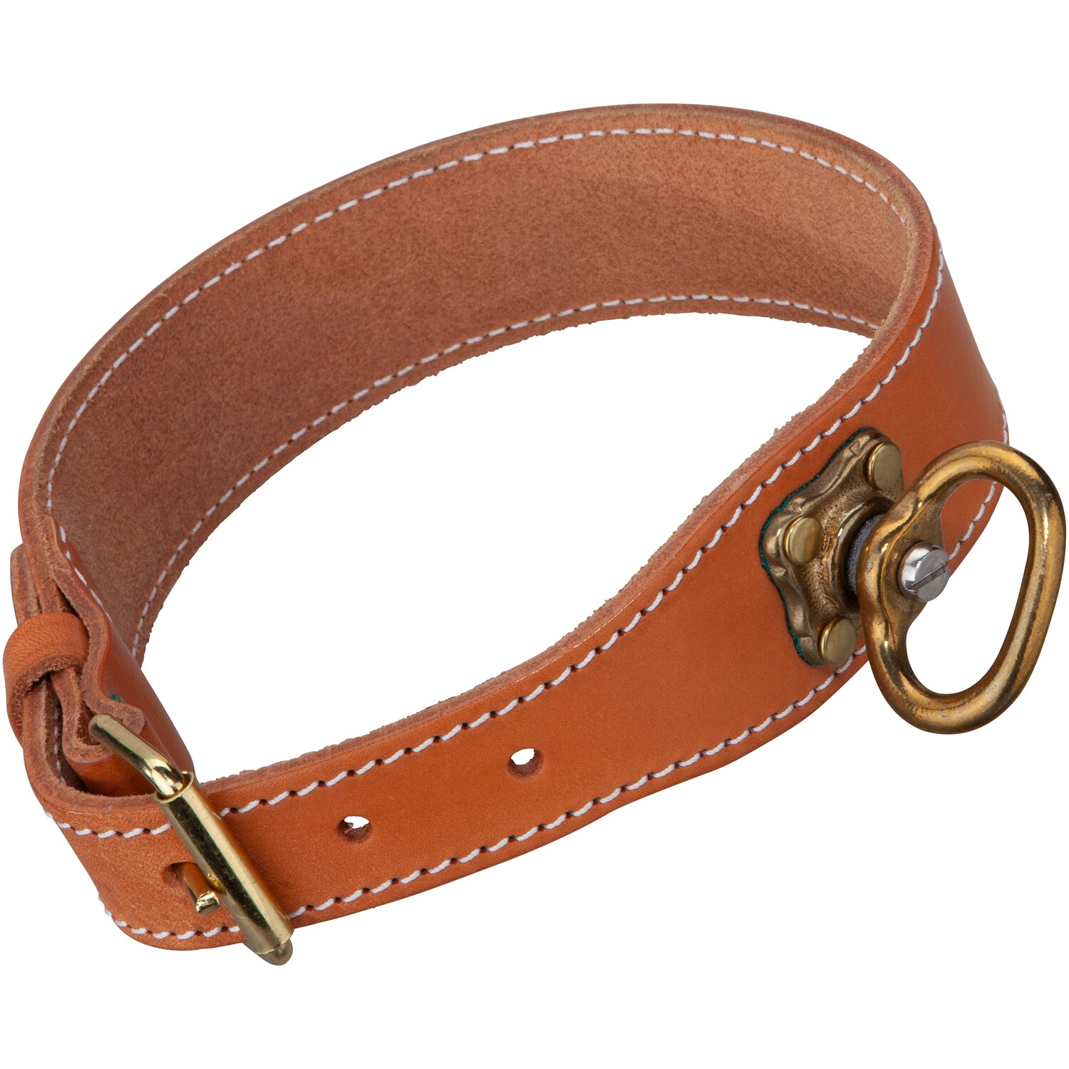 Heim Schweißhalsung – natur ohne eingeschlagenen Kanten, Länge 55 cm, Breite 40 mm