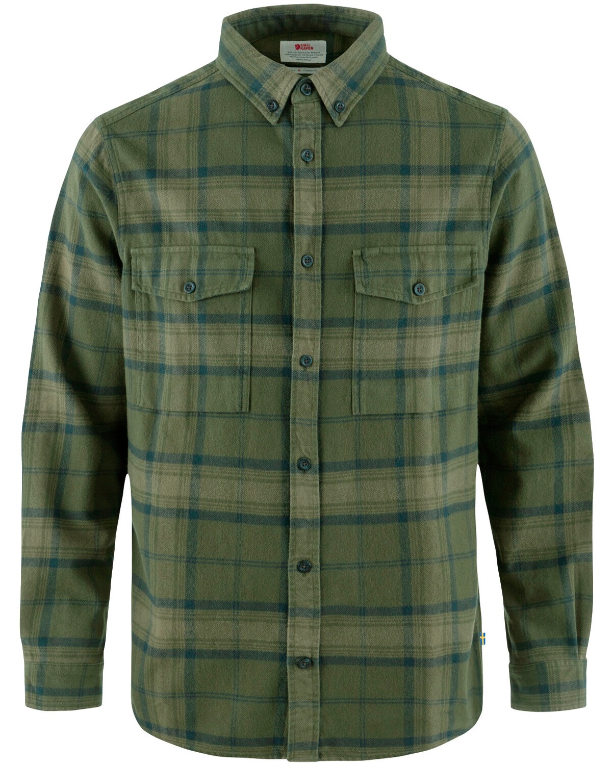 Fjällräven Hemd Övik Twill Deep Forest/Laurel Green (Größe: L)