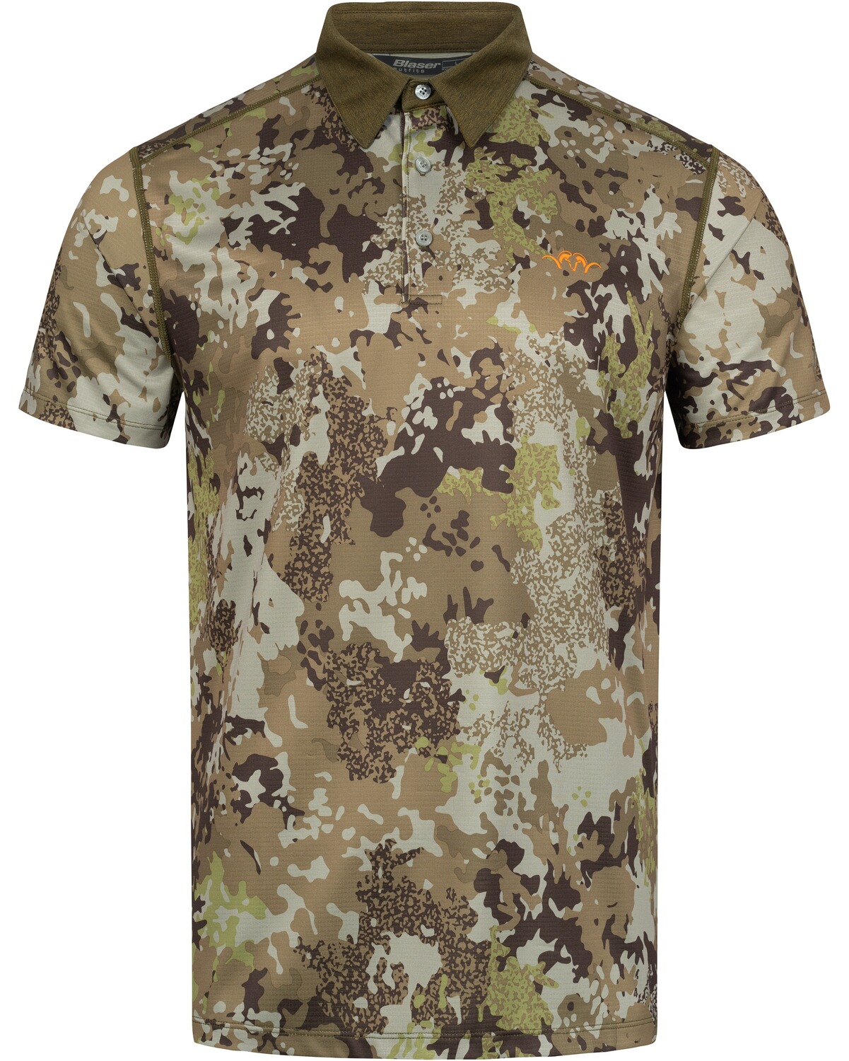 Blaser Outfits Poloshirt Competition HunTec Camo (Größe: L)