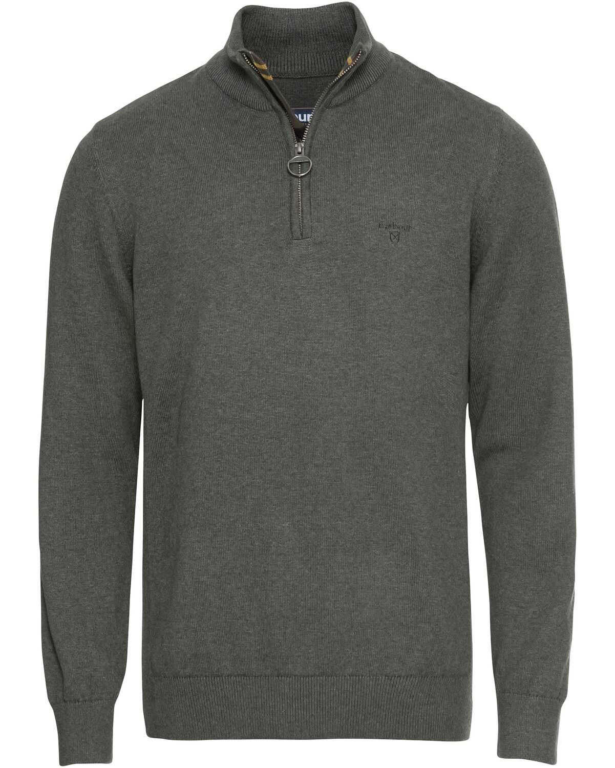 Barbour Troyer Tain Olive Marl (Größe: L)