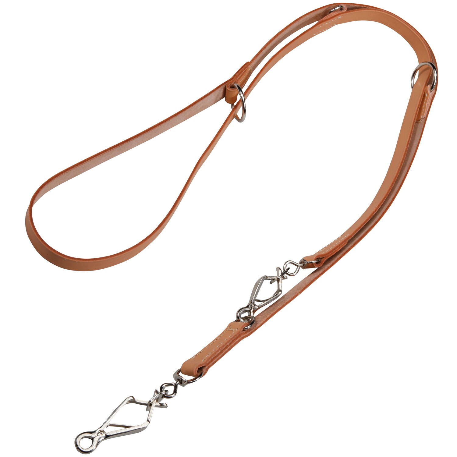 Heim Universal-Führleine Leder – 4-fach verstellbar