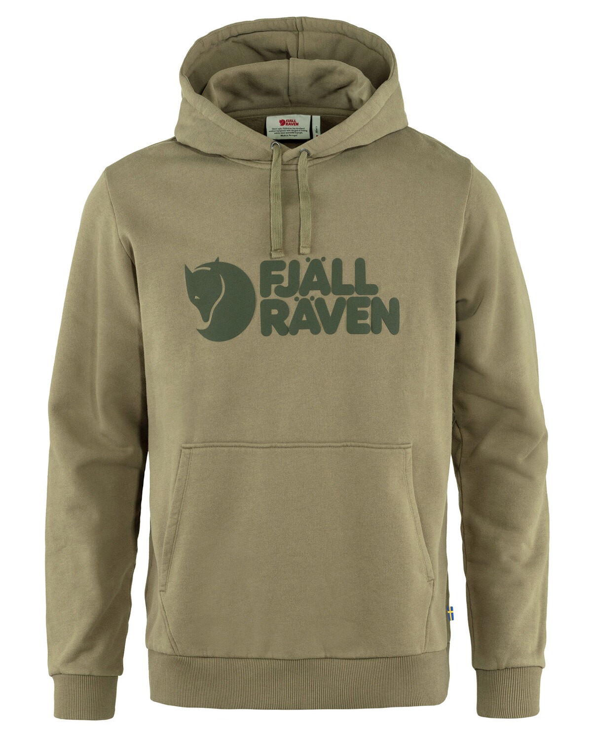 Fjällräven Hoodie Logo Light Olive (Größe: L)
