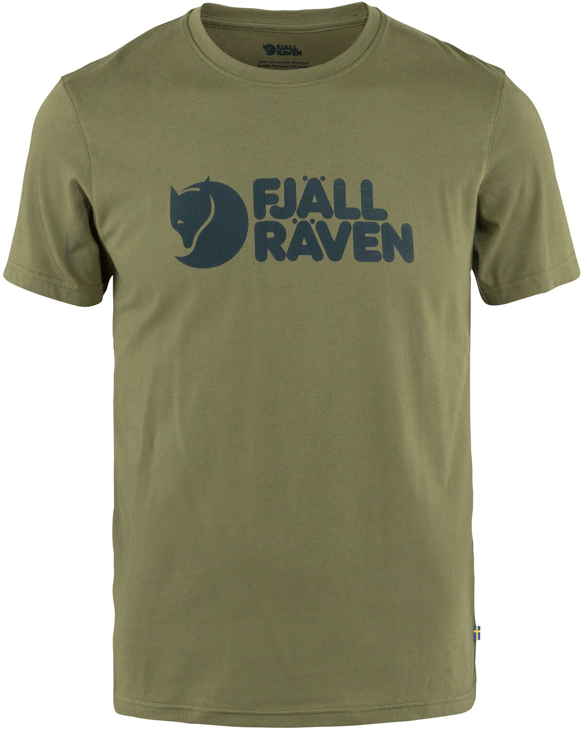 Fjällräven T-Shirt Logo Caper Green (Größe: S)