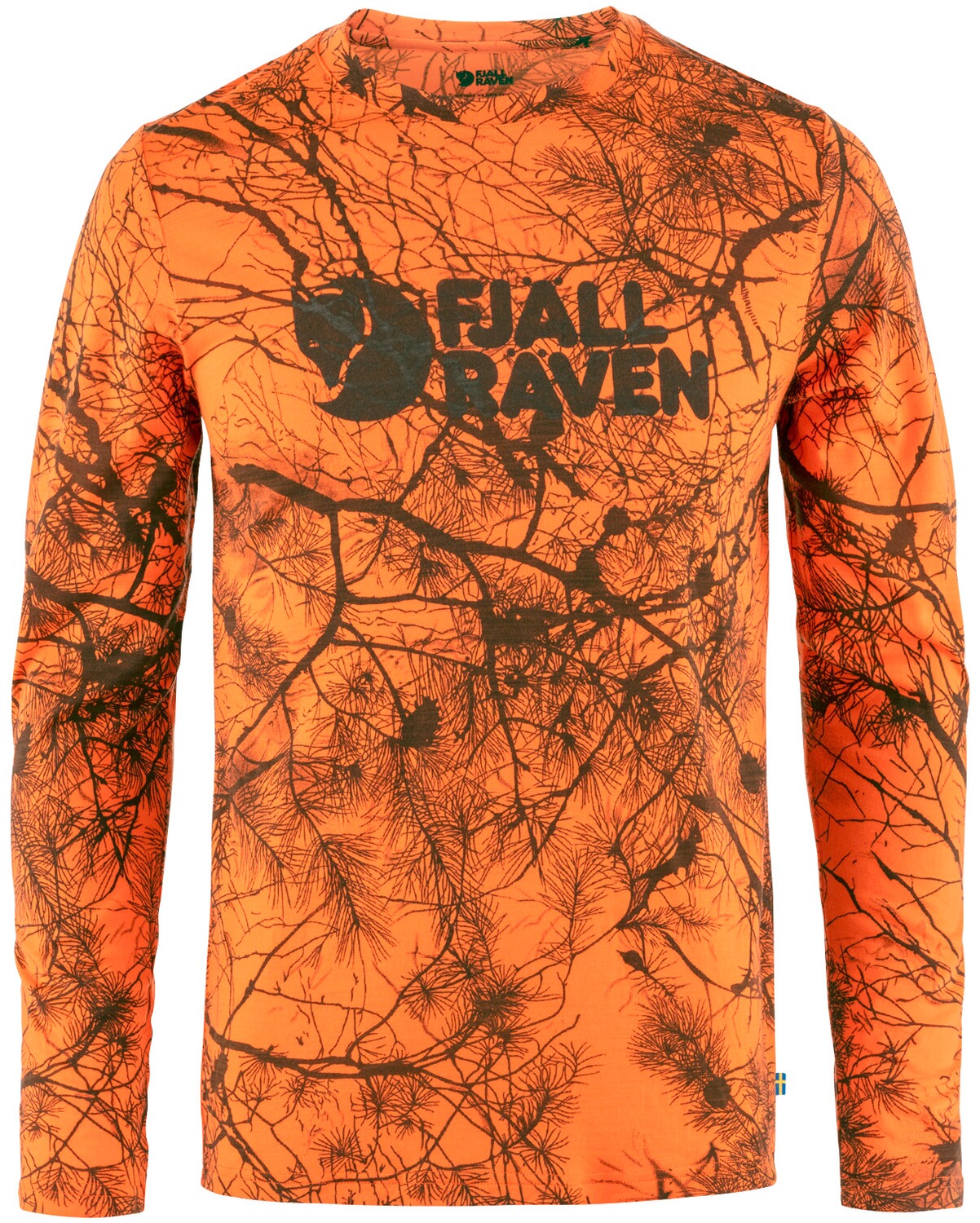 Fjällräven Langarm-Shirt Värmland Orange Multi Camo (Größe: M)