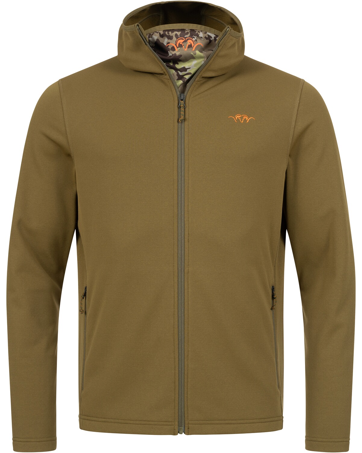 Blaser Outfits Midlayer-Hoody Drain Dunkeloliv (Größe: 3XL)