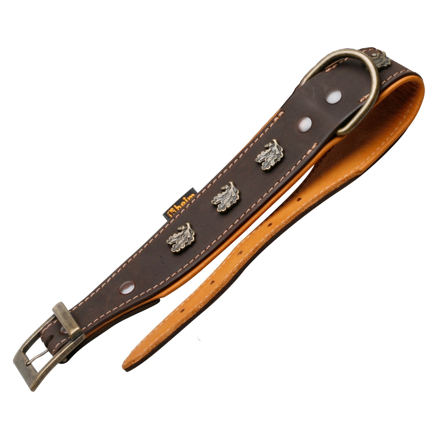 Heim Halsung 'Eichenlaub' Länge 45 cm, Breite 25/40 mm