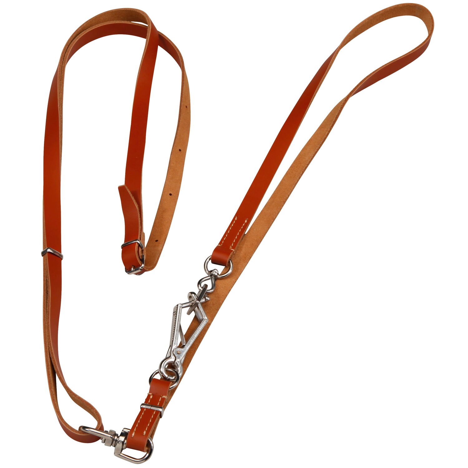 Heim Umhängeleine Leder Breite 16 mm, Länge 1,60 m