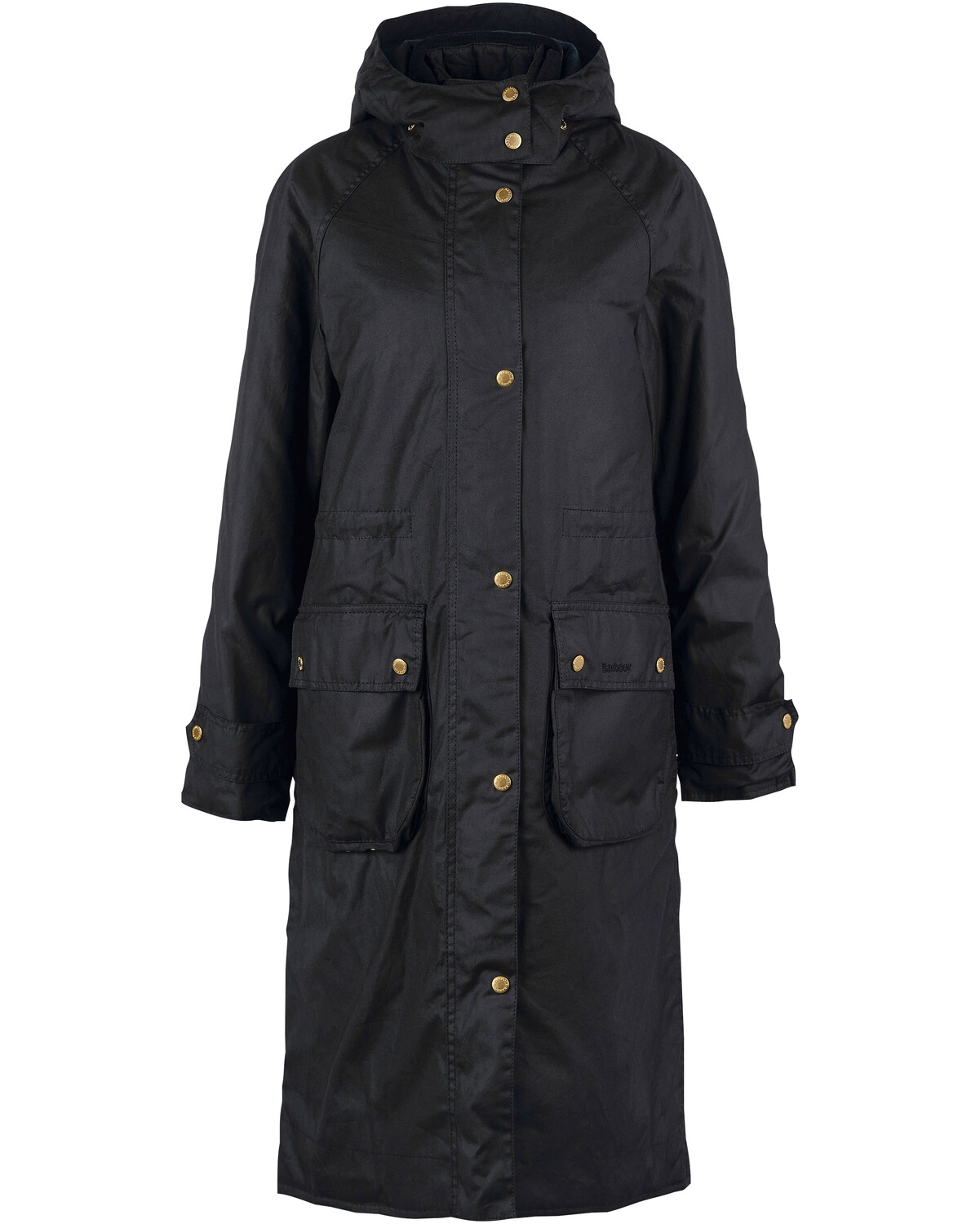 Barbour Wachsmantel Long Cannich Black (Größe: 10)